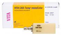 CAD-Temp monoColor for CEREC/inLab (VITA) Композитные блоки из акрилатполимера, 0M2T/СТ40