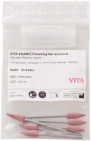 Набор полировальных головок, пуля VITA ENAMIC (технические, розовые, 6 шт), ERHES5M6