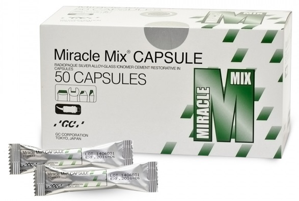 Miracle Mix Capsule, капсули (GC) Склоіономірний цемент