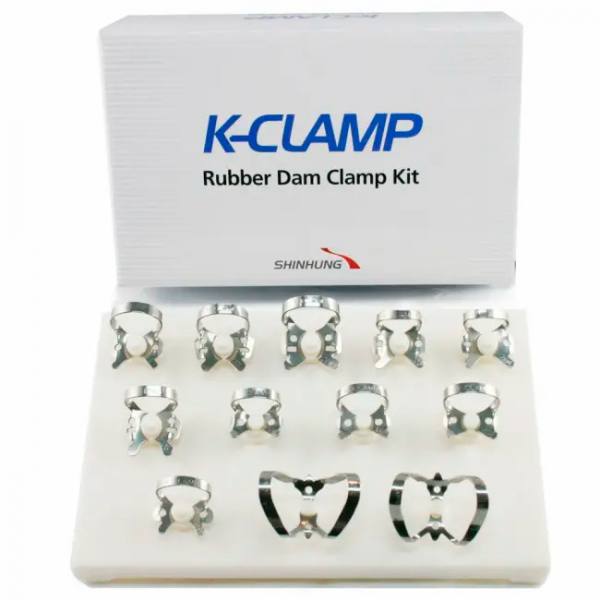 K-CLAMP (Shinhung) Набор кламмеров для кофердама, 12 шт