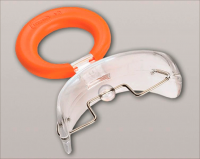 Вестибулярная пластинка Dr.Hinz OS/P1 (оранжевое кольцо) с бусинкой