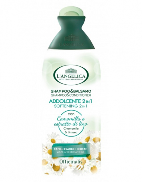 Смягчающий шампунь L'Angelica 2 в 1 для слабых и тонких волос