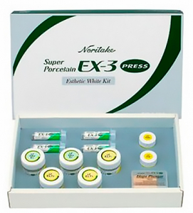 EX-3 Press Esthetic White Kit (Kuraray Noritake) Набір супербілих кольорів
