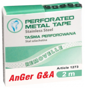 Штрипсы металлические ANGER 5 мм (неабразивные, перфорированные, катушка 2 м)