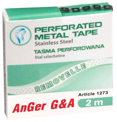Штрипсы металлические ANGER 5 мм (неабразивные, перфорированные, катушка 2 м)