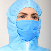 Трехслойная маска (синяя)