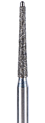 857, синий (Dentex) Бор конусообразный, атравматический кончик, FG