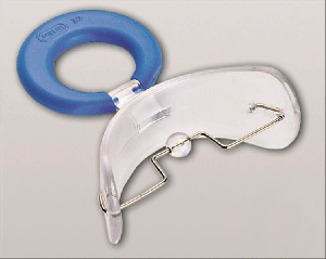 Вестибулярна пластинка Dr.Hinz OS/P2 (синє кільце) з намистинкою