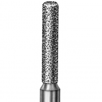 Алмазный бор Komet 836KR (укороченный параллельный плечевой скос, средняя зернистость)
