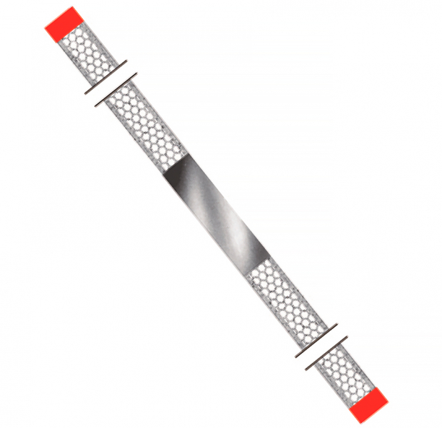 Штрипсы Komet WS37 (перфорированные, односторонние, нержавейка, 1 шт)