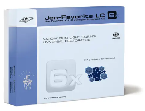Jen-Favorite Advanced Kit, Набір шприців 6х4 г (Jendental) Реставраційний матеріал
