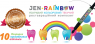 Jen-Rainbow Kid Kit, Набір, 9 шприців (Jendental) Текучий композит