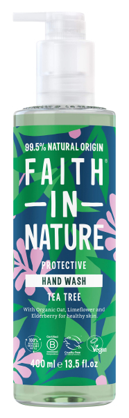 Натуральне рідке мило для рук із чайним деревом Faith In Nature