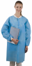 Лабораторные халаты Dochem, 40 г/м2, синие, 10 шт
