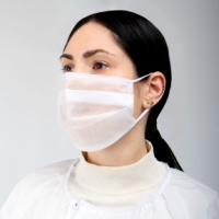 Трехслойная маска (розовая)