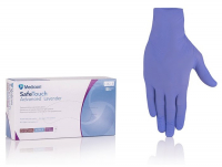 SafeTouch Advanced Lavender, 1182TG (Medicom) Перчатки смотровые нитриловые текстурированные без пудры н/с, 50 пар