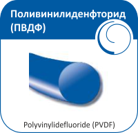 Поливинилиденфторид Olimp (ПВДФ) 3\0-75 см (монофиламент синий)