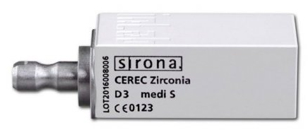 Блоки Sirona CEREC Zirconia medi S (3 шт)