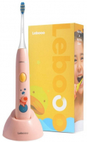 Детская звуковая зубная щетка Lebooo YOYO (2 режима, 1 насадка) Розовая с белым (аккумулятор)
