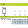 Трепан Jota 224RF.104.018 (d - внутр. - 1,8 мм; внешний - 2,8 мм) L - 5.4 мм, для прямого наконечника