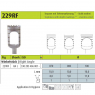 Трепан Jota 224RF.104.018 (d – внутр. – 1,8 мм; зовнішній – 2,8 мм) L – 5.4 мм, для прямого наконечника