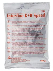 INTERFINE K+B SPEED, 934 (Interdent) Пакувальна маса (прес кераміка) 160 г