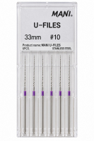 Ultrasonic Files, 33 мм (Mani) Ручные файлы, 6 шт (копия)