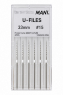 Ultrasonic Files, 33 мм (Mani) Ручные файлы, 6 шт (копия)