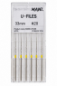 Ultrasonic Files, 33 мм (Mani) Ручные файлы, 6 шт (копия)