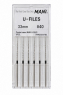 Ultrasonic Files, 33 мм (Mani) Ручные файлы, 6 шт (копия)