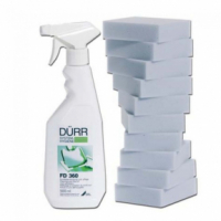 Жидкость для очистки поверхностей из кожи DURR FD 360 (0,5л+10 губок)