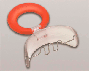 Вестибулярна пластинка Dr.Hinz OS/GU1 оранжеве кільце, з дротяною заслінкою