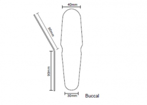 Дзеркало для інтраоральної фотографії YDM Buccal (внутрішні поверхні)