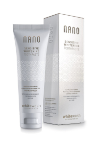 Зубна паста WhiteWash NANO Sensitive Whitening Toothpaste With Hydroxyapatite (для чутливих зубів – 75 мл) (NT-02)