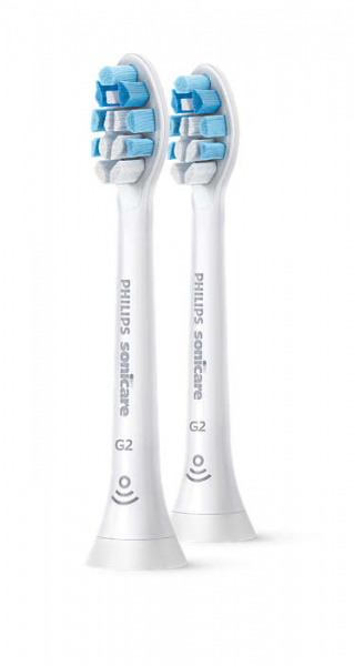 Сменные насадки для звуковой зубной щетки PHILIPS G2 Optimal Gum Care HX9032/10 (2 шт)