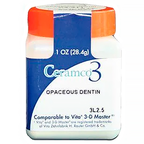 Емаль натуральна Dentsply Ceramco 3 medium 1 унція (28.4 г)