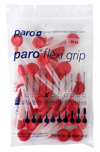 Flexi Grip, xxx-тонкі, 1.9 мм (Paro Swiss) Міжзубні щітки, 30 шт