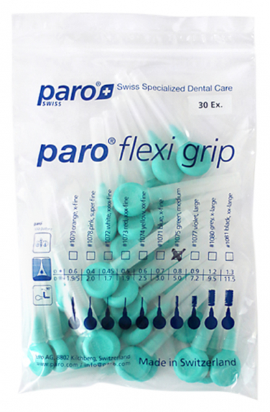 Flexi Grip, середні, 5 мм (Paro Swiss) Міжзубні щітки, 30 шт