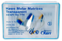 Металлическая матричная лента Kerr Hawe Molar, 50 шт, для моляров, прозрачные (774)