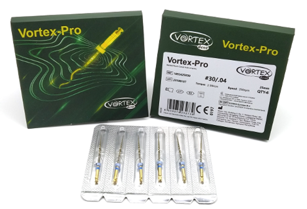 Vortex PRO, 35/04, 25 мм, Система нікель-титанових профайлів для всіх видів каналів, 6 шт