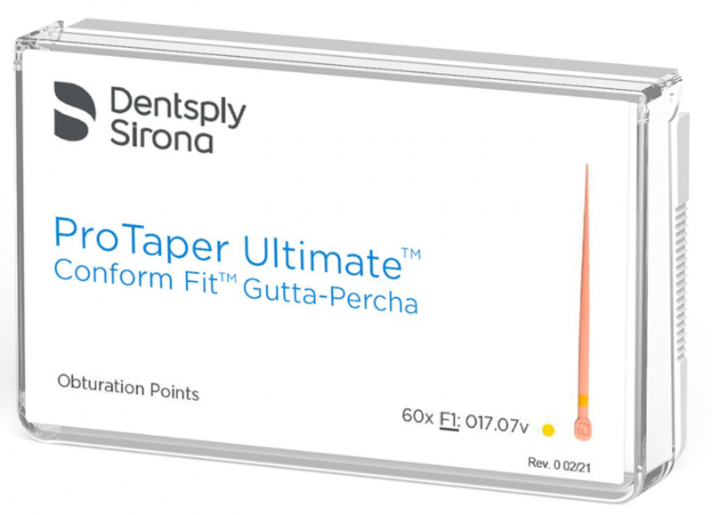 Гутаперча Dentsply ProTaper Ultimate Conform Fit, F1 (60 шт)