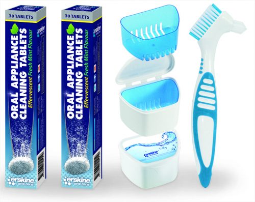 Спеціальна зубна щітка для знімних конструкцій Piksters Oral Appliance Brush (EPLOAB/144)