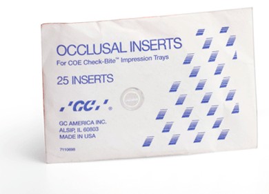 Вставка оклюзионная одноразовая GC Occlusal Inserts (25 шт)