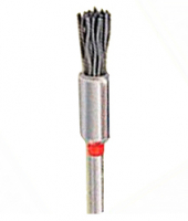 Щетка кисточкоподобная Bredent Abraso-Fix, d - 4 мм (красная, длина - 7 мм) 35000460