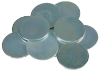 Металлические пластины круглые для системы Bredent Мастер Сплит (50 шт)