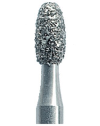 Алмазний бор Edenta, оливкоподібний F 379.314 (FG)