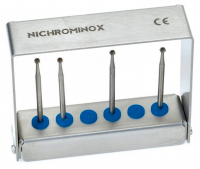 206003 (Nichrominox) Підставка для стоматологічних борів на 6 інструментів, висота 6 см