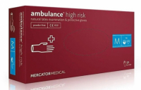 Резиновые перчатки неопудренные Mercator Medical Ambulance high risk