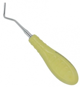 Люксатор-елеватор Osung 3ELLR302, ширина 3 мм, вигнутий (для задніх зубів, пластикова ручка)