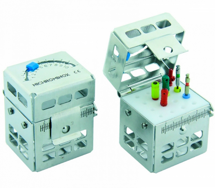182151 (Nichrominox) Ендодонтична касета на 16 стоматологічних інструментів